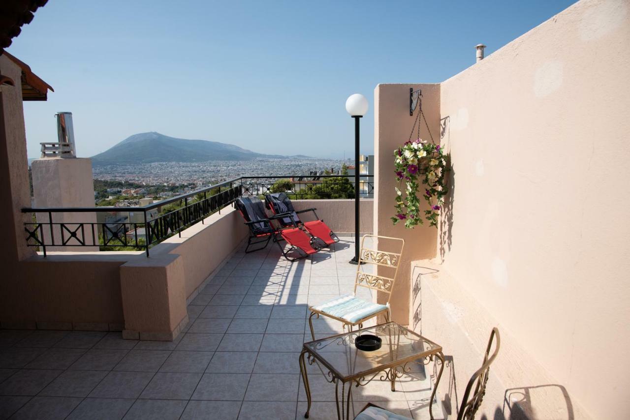 Ferienwohnung Cozy Loft 360O View Of Athen Exterior foto