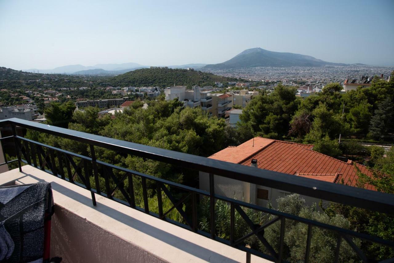 Ferienwohnung Cozy Loft 360O View Of Athen Exterior foto